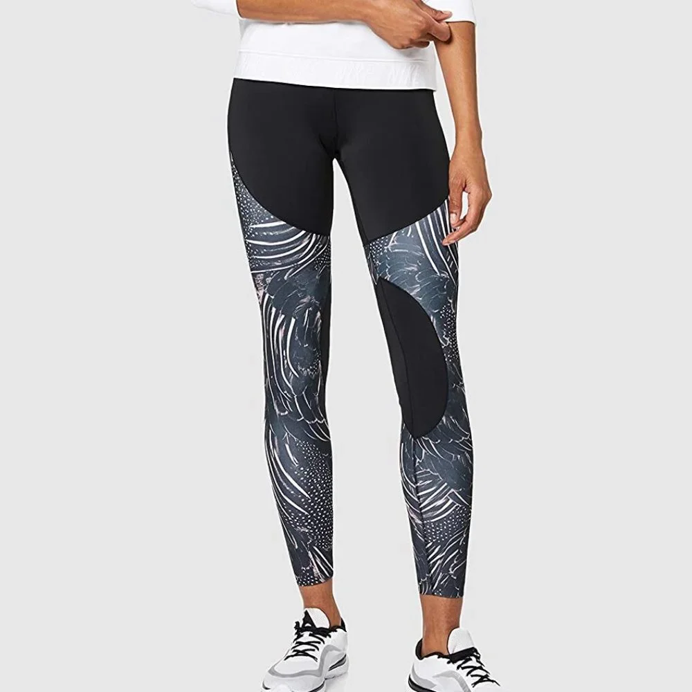Nike Power Hyper Tight Fit Flutter Print Tights
